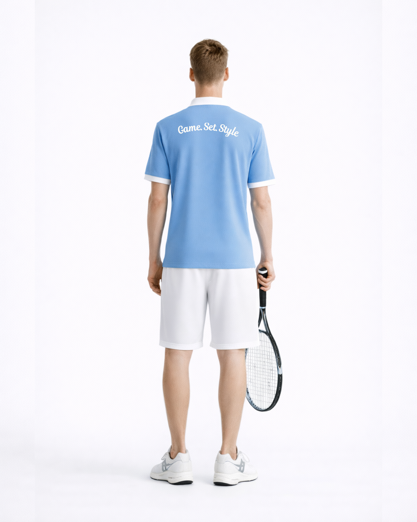 Tennis Edition V-Neck Polo T-Shirt