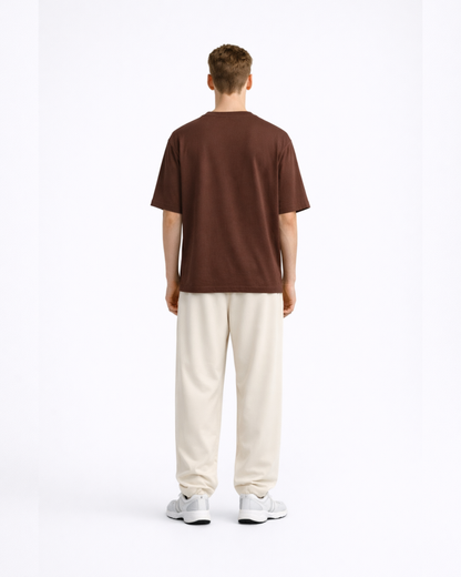 Brown Oversized Fit T-Shirt
