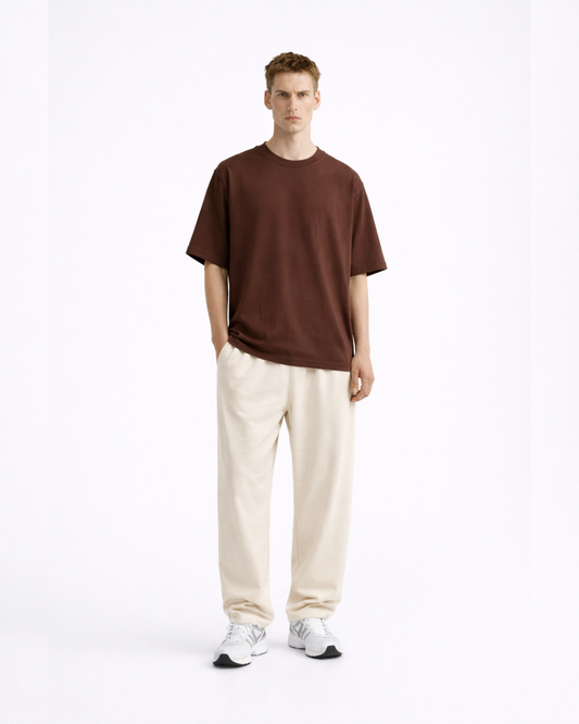Brown Oversized Fit T-Shirt
