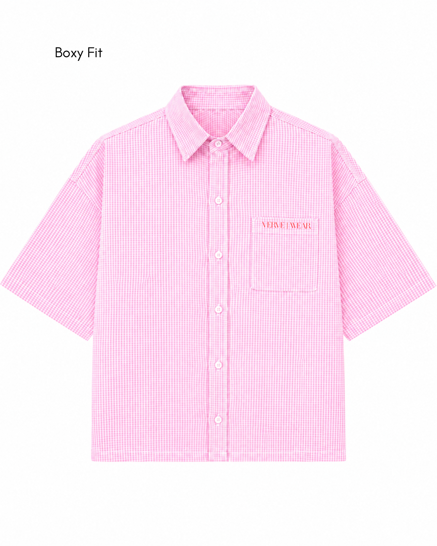 LIGHT PINK  BOXY SHIRT